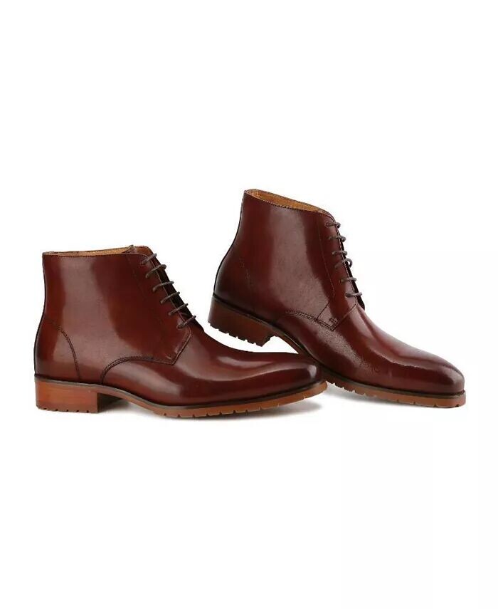 Мужские классические ботинки ручной работы из натуральной кожи на шнуровке Gino Vitale, коричневый
Мужские классические ботинки ручной работы из натуральной кожи на шнуровке Gino Vitale, коричневый