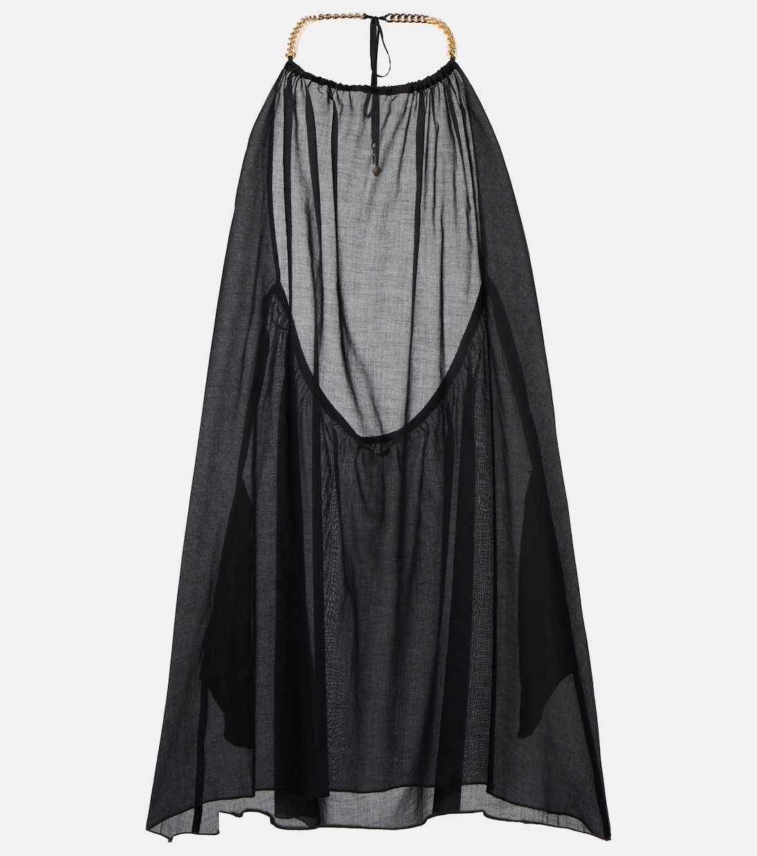 Мини-платье с цепочкой и халтер-воротом Stella McCartney, черный
Мини-платье с цепочкой и халтер-воротом Stella McCartney, черный