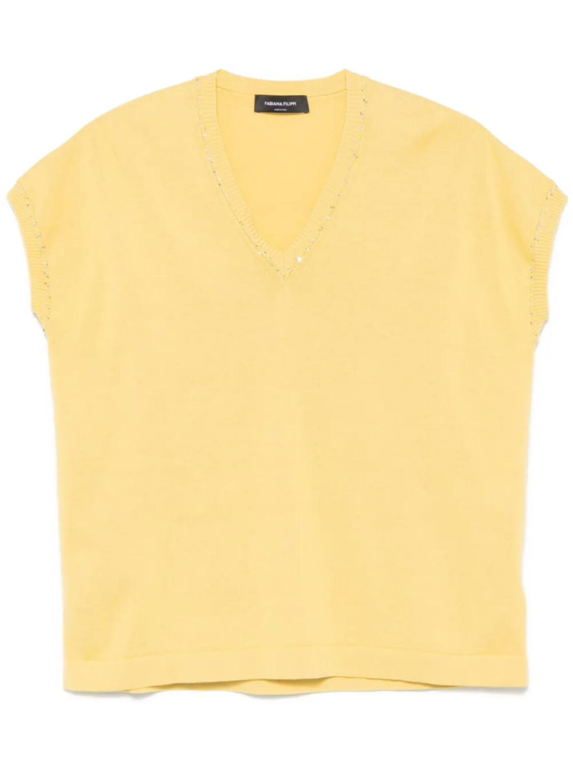 Fabiana Filippi топ с пайетками, желтый
Fabiana Filippi топ с пайетками, желтый