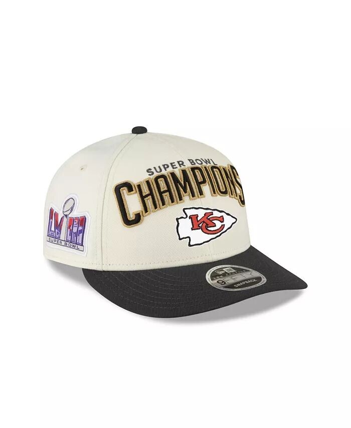 Мужская кремовая кепка Kansas City Chiefs Super Bowl LVIII Champions Locker Room Low Profile 9FIFTY Hat New Era, бежевый
Мужская кремовая кепка Kansas City Chiefs Super Bowl LVIII Champions Locker Room Low Profile 9FIFTY Hat New Era, бежевый