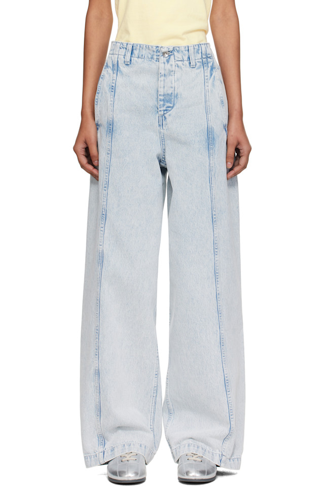 Джинсы со смещённым швом Ymc, индиго
Джинсы со смещённым швом Ymc, индиго