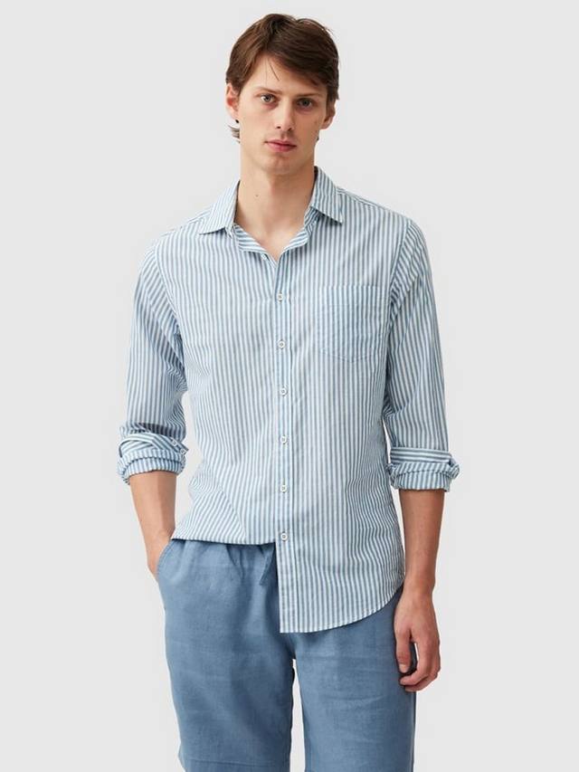 Футболка Ferry Landing с длинными рукавами Slim Fit из мягкого хлопка в полоску Rodd & Gunn, Teal
Футболка Ferry Landing с длинными рукавами Slim Fit из мягкого хлопка в полоску Rodd & Gunn, Teal