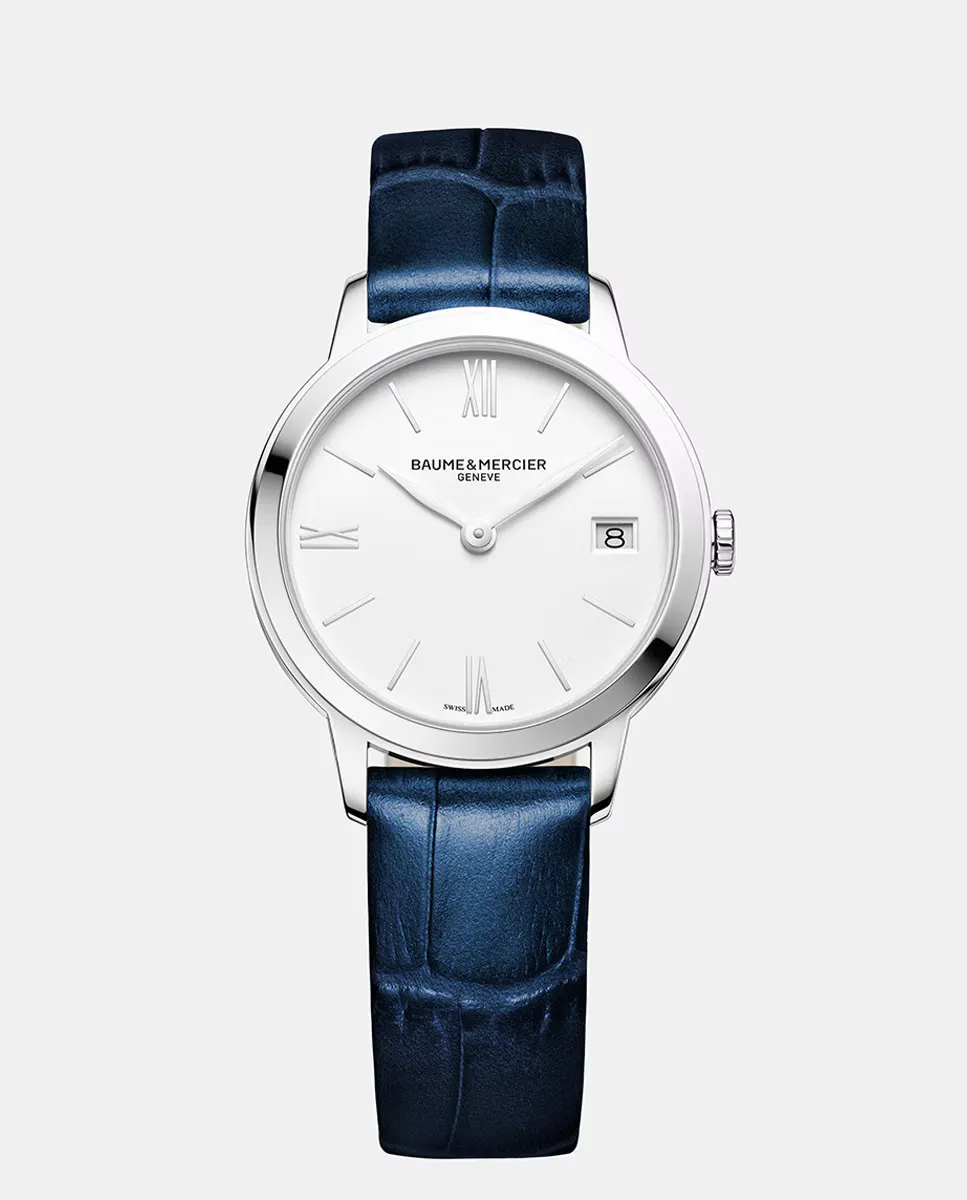 Classima M0A10353 синие кожаные женские часы Baume & Mercier
Classima M0A10353 синие кожаные женские часы Baume & Mercier