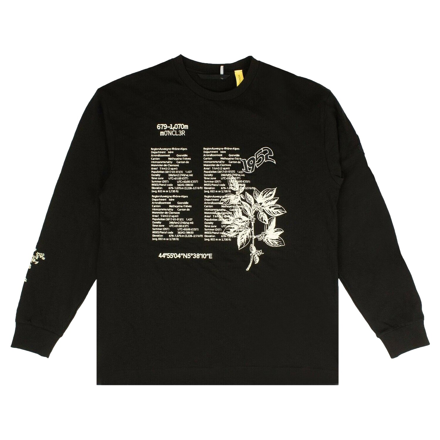 Футболка Moncler 1952 с длинными рукавами, черная
Футболка Moncler 1952 с длинными рукавами, черная