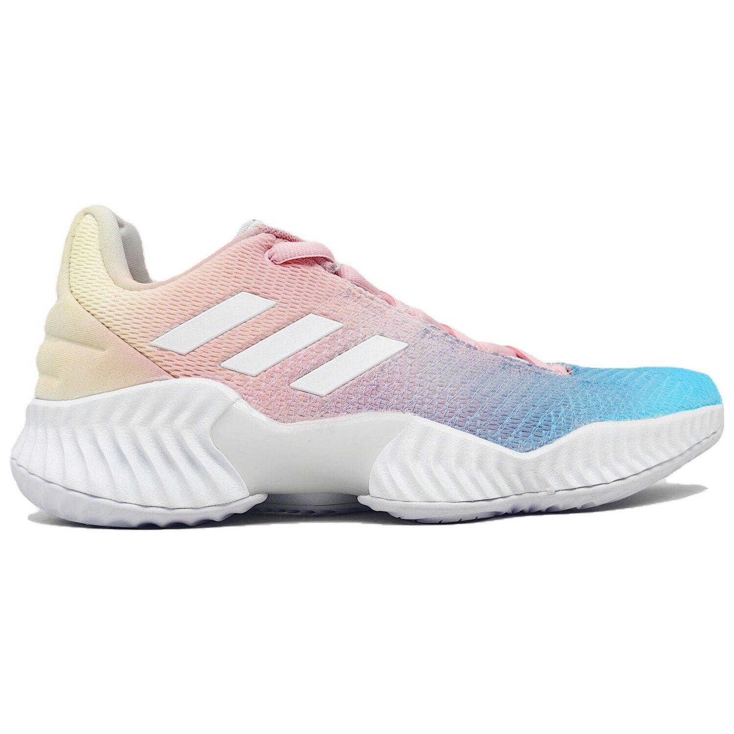 Баскетбольные кроссовки Pro Bounce 2018 мужские с низким верхом розового/синего цвета Adidas
Баскетбольные кроссовки Pro Bounce 2018 мужские с низким верхом розового/синего цвета Adidas