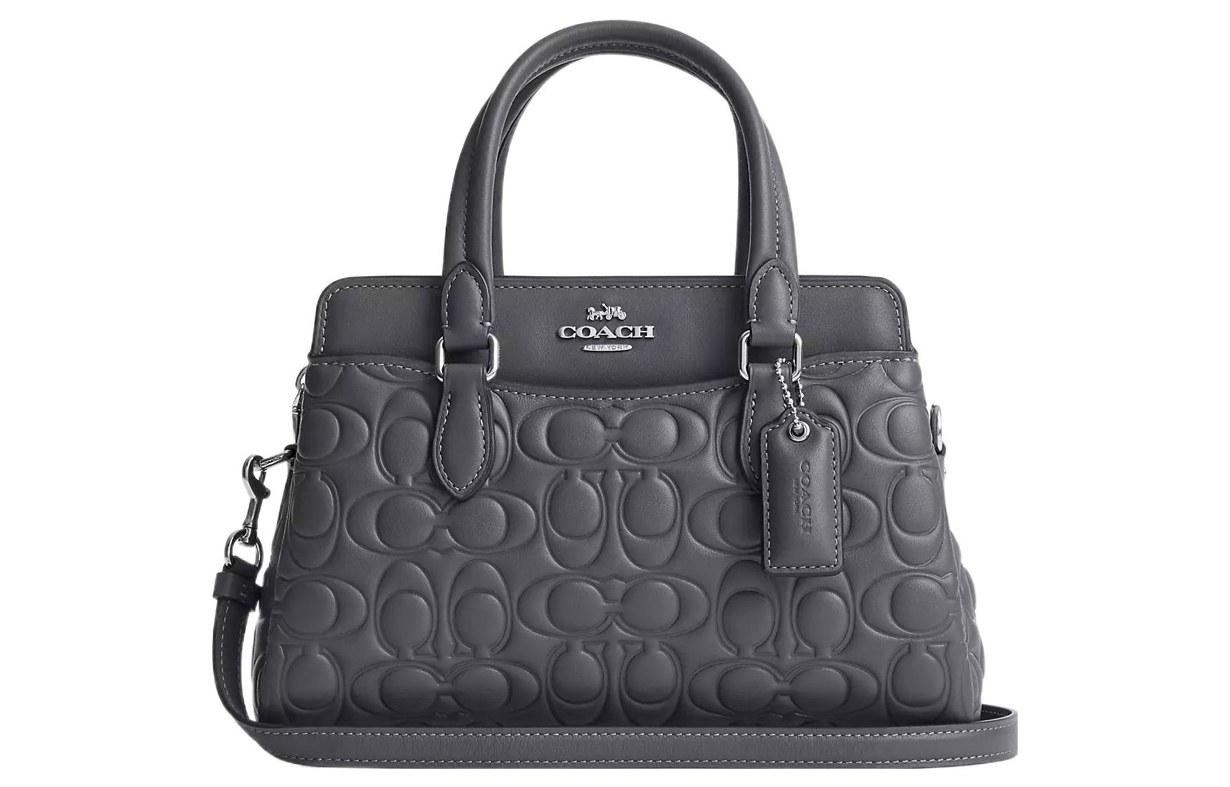 COACH Сумка Darcie из кожи, женская сумка через плечо серого цвета
COACH Сумка Darcie из кожи, женская сумка через плечо серого цвета