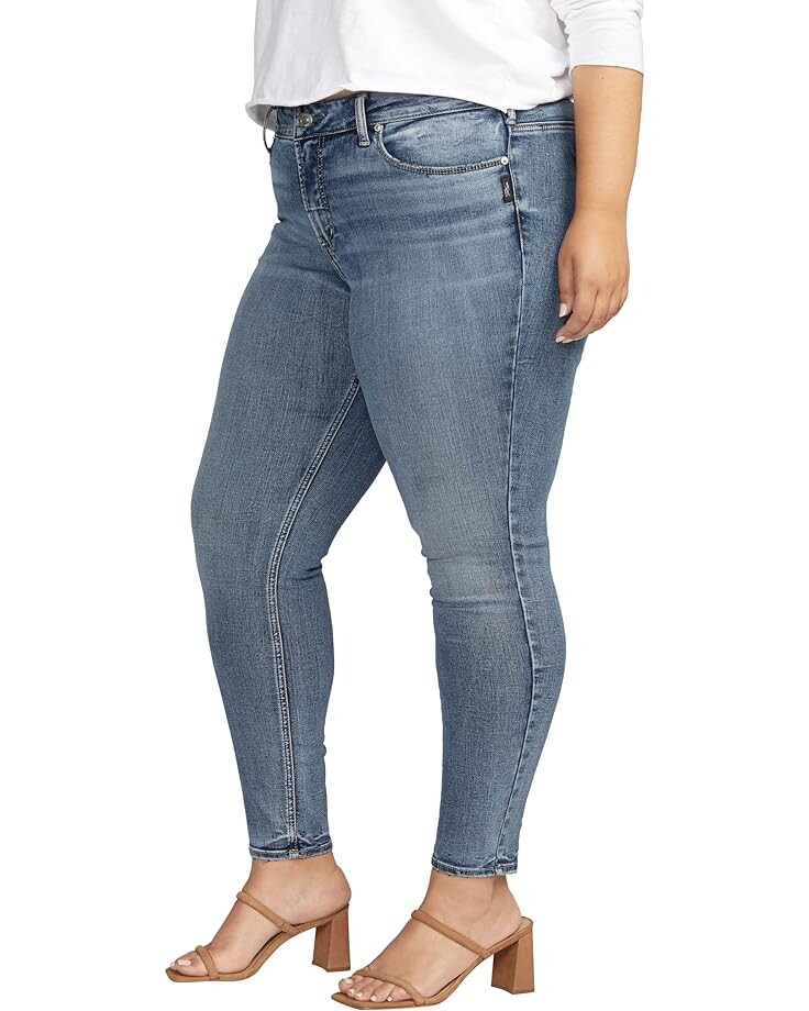 Джинсы Silver Jeans Co. Plus Size Suki Mid-Rise Skinny Jeans W93136COO312, индиго
Джинсы Silver Jeans Co. Plus Size Suki Mid-Rise Skinny Jeans W93136COO312, индиго