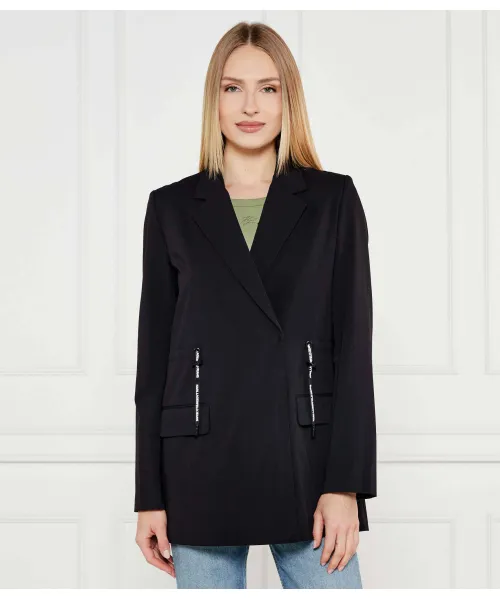 Элегантный жакет Regular fit Karl Lagerfeld Jeans, черный 
Элегантный жакет Regular fit Karl Lagerfeld Jeans, черный