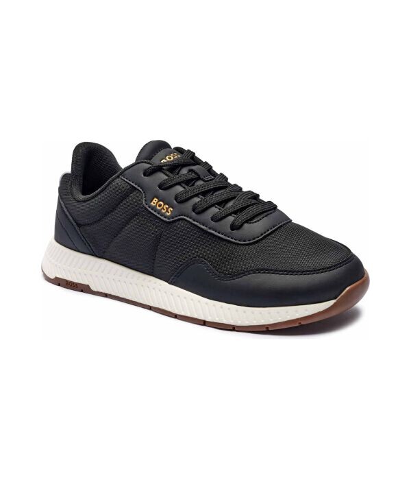 Кроссовки мужские Boss текстильные, черный 
Кроссовки мужские Boss текстильные, черный