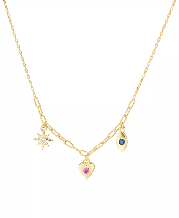 Ожерелье с подвеской в виде звезды из кубического циркония (0,12 карата) из 14-каратного золота на стерлинговом серебре Macy'S, gold
Ожерелье с подвеской в виде звезды из кубического циркония (0,12 карата) из 14-каратного золота на стерлинговом серебре Macy'S, gold