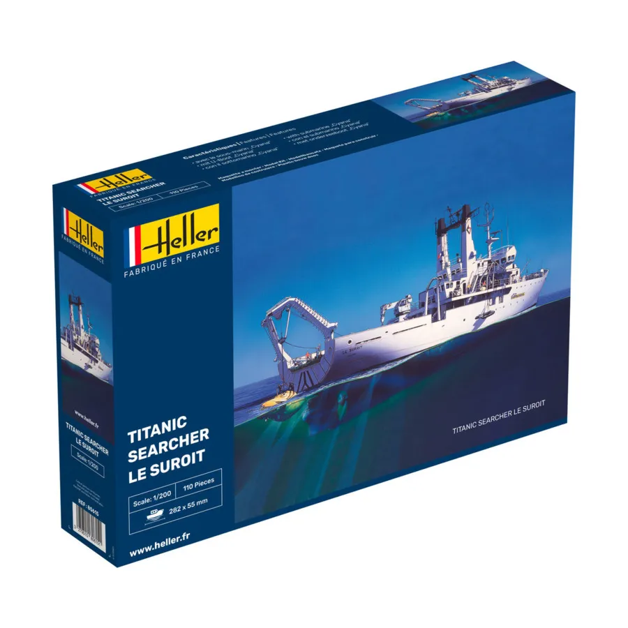 Искатель Титаника Ле Сюруа, Historical Model Kits (1:75) (Heller Models)
Искатель Титаника Ле Сюруа, Historical Model Kits (1:75) (Heller Models)