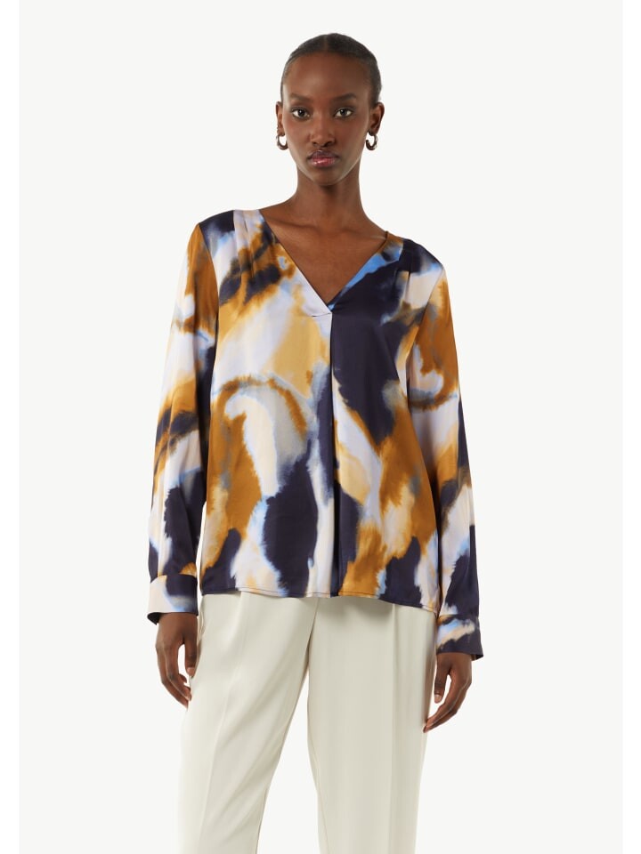 Блуза comma Bluse langarm, синий
Блуза comma Bluse langarm, синий