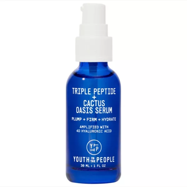 Тройной пептидный увлажняющий + укрепляющий оазис-сыворотка с гиалуроновой кислотой Youth To The People
Тройной пептидный увлажняющий + укрепляющий оазис-сыворотка с гиалуроновой кислотой Youth To The People