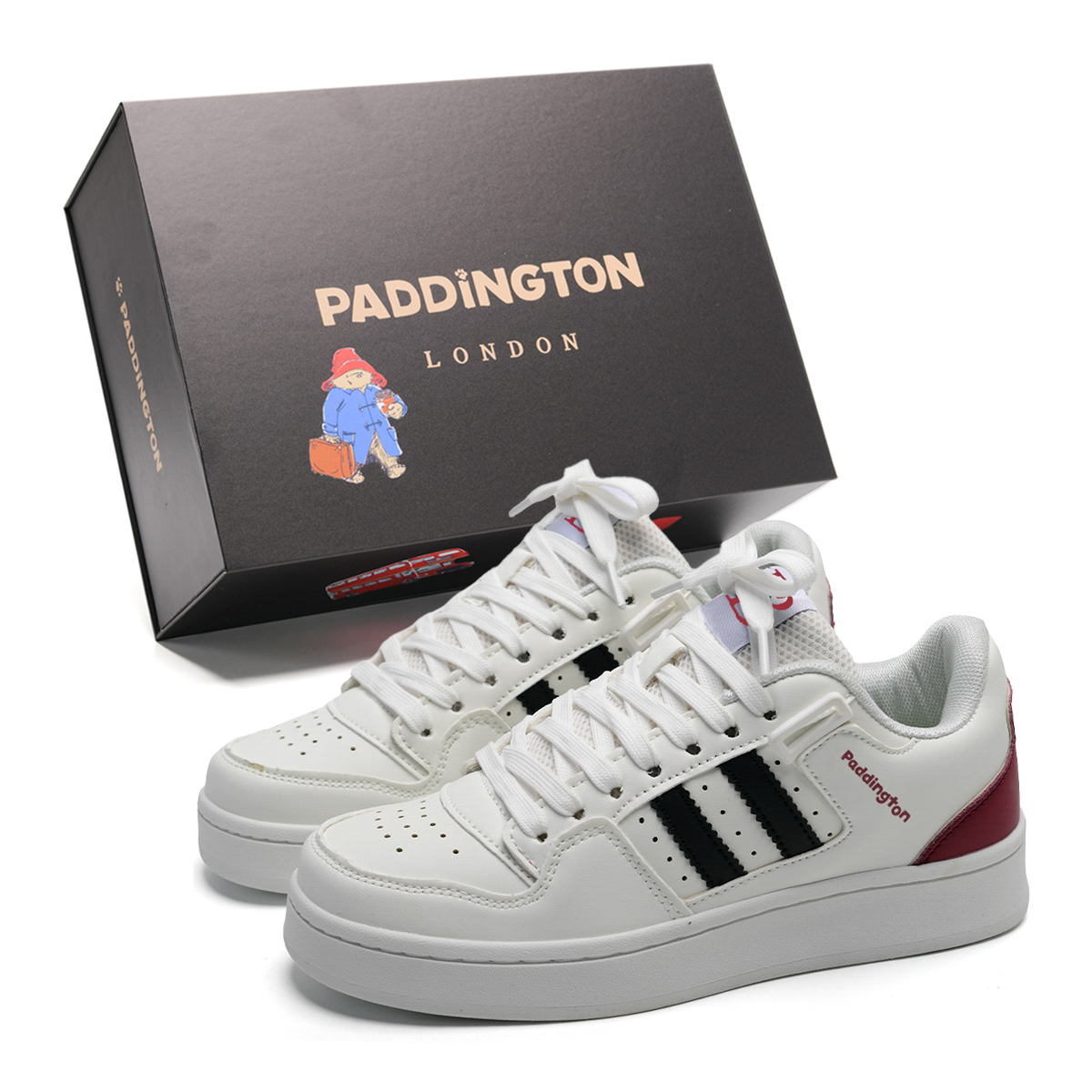 Paddington Bears Износостойкие и легкие низкие скейтерские кроссовки унисекс белый черный красный, цвет White Black Red
Paddington Bears Износостойкие и легкие низкие скейтерские кроссовки унисекс белый черный красный, цвет White Black Red