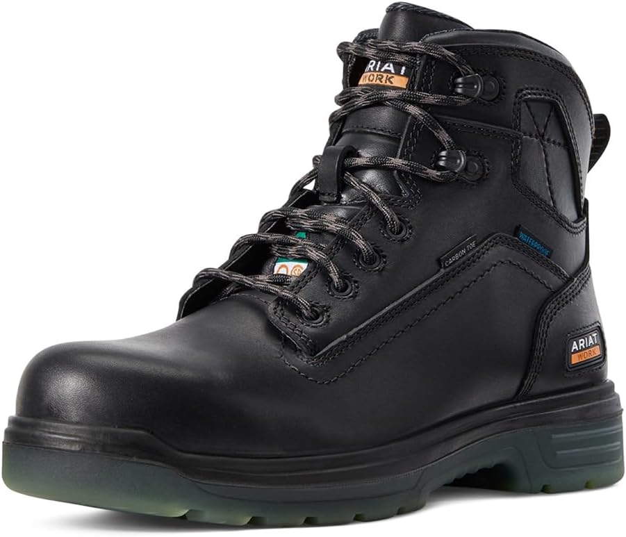 Мужские рабочие ботинки ARIAT Turbo 6 Csa с водонепроницаемым верхом и углеродным носком, черный
Мужские рабочие ботинки ARIAT Turbo 6 Csa с водонепроницаемым верхом и углеродным носком, черный