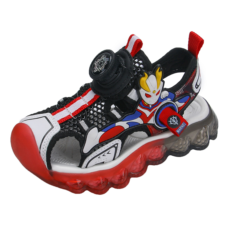 Противоскользящие и износостойкие дышащие детские сандалии ZIJIAN, красный 
Противоскользящие и износостойкие дышащие детские сандалии ZIJIAN, красный