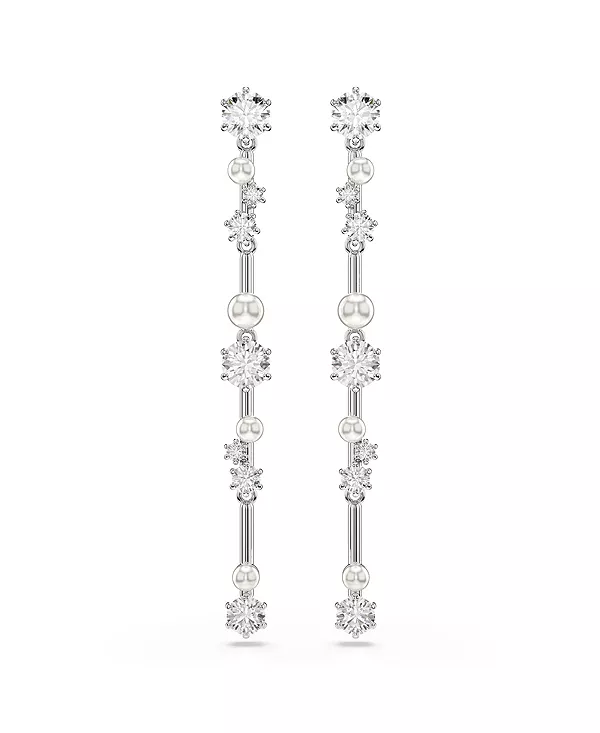 Серьги-Подвески Constella с родиевым покрытием Swarovski, white
Серьги-Подвески Constella с родиевым покрытием Swarovski, white