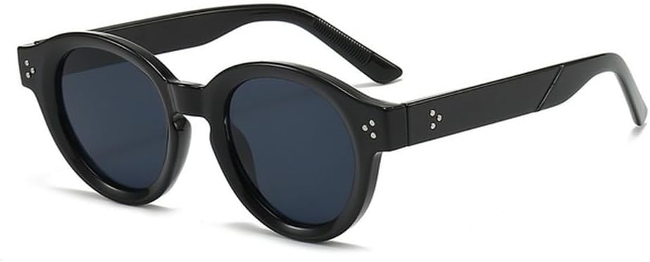 Винтажные круглые солнцезащитные очки для женщин и мужчин, градиентные солнцезащитные очки, модные женские очки класса люкс с прозрачными линзами и защитой от УФ-излучения UV400 TVTBBVV, Black
Винтажные круглые солнцезащитные очки для женщин и мужчин, градиентные солнцезащитные очки, модные женские очки класса люкс с прозрачными линзами и защитой от УФ-излучения UV400 TVTBBVV, Black