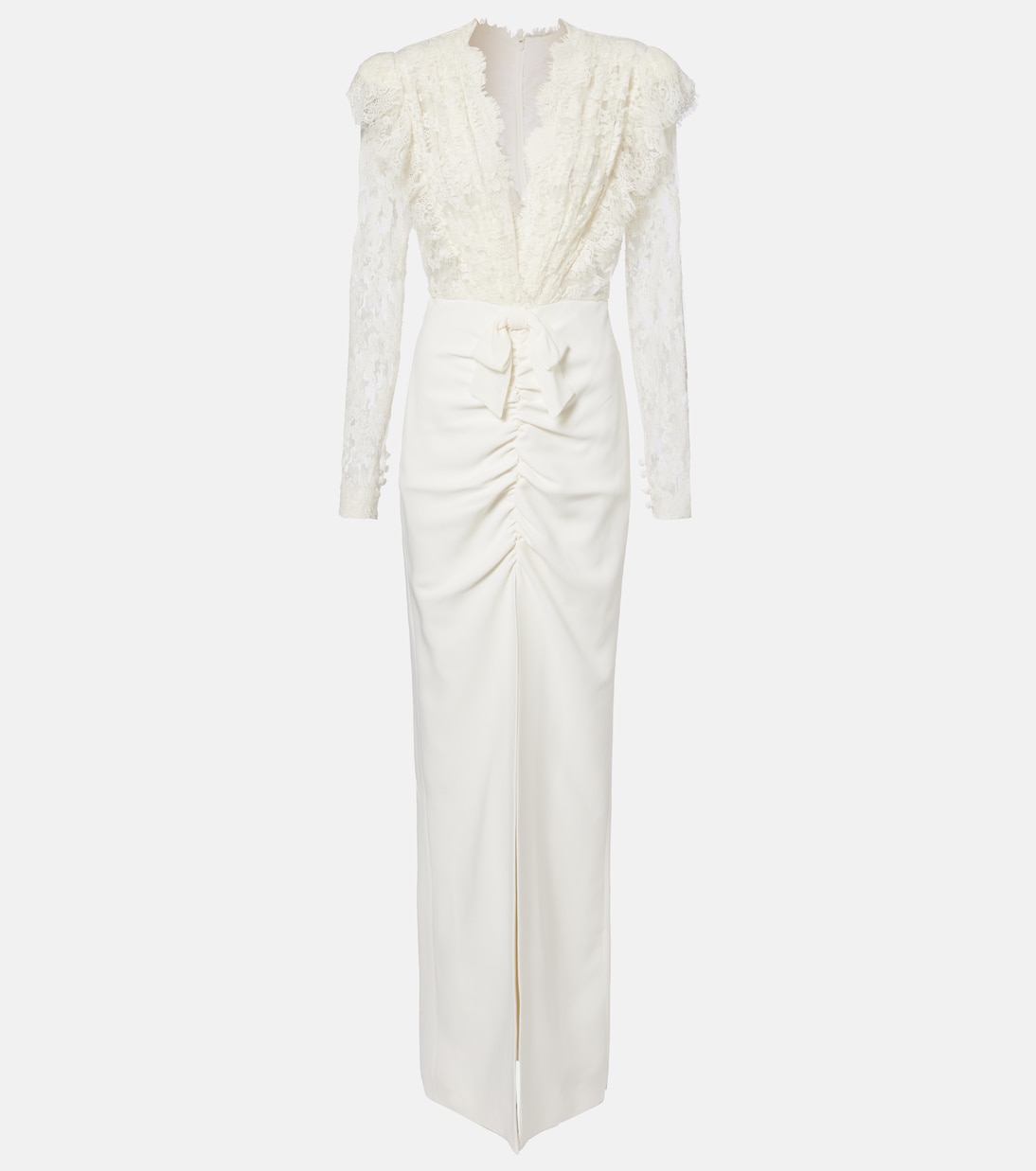 Кружевное платье Alessandra Rich, белый
Кружевное платье Alessandra Rich, белый