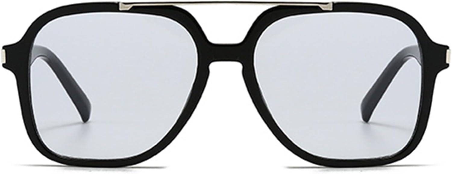 bullabulling Модные солнцезащитные очки-пилот для женщин и мужчин в стиле ретро 70-х годов с двойной перемычкой, квадратные солнцезащитные очки, легкие солнцезащитные очки, Black Gray
bullabulling Модные солнцезащитные очки-пилот для женщин и мужчин в стиле ретро 70-х годов с двойной перемычкой, квадратные солнцезащитные очки, легкие солнцезащитные очки, Black Gray