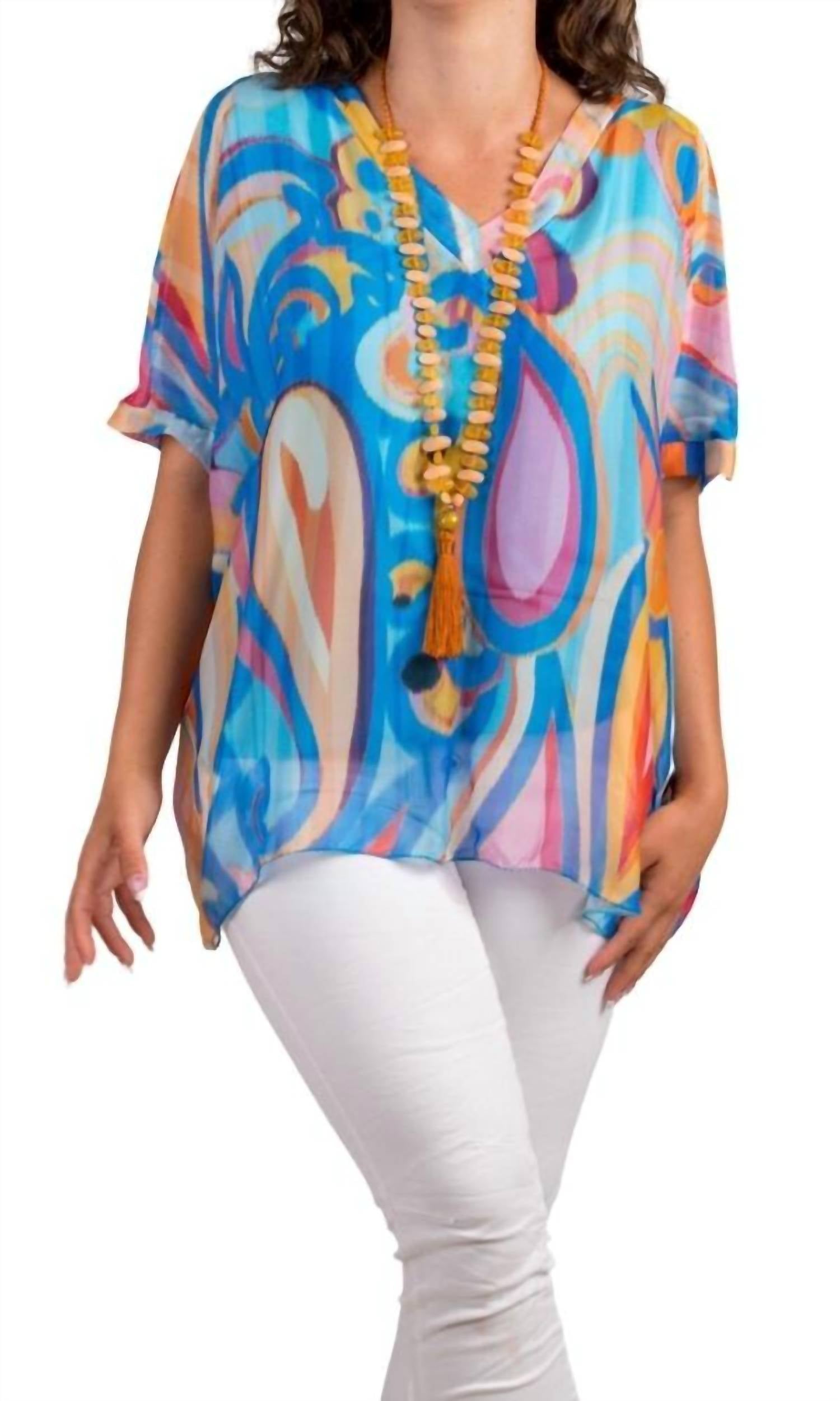 Блузка Lizane Swirl Print, королевский синий цвет Gigi Moda, синий
Блузка Lizane Swirl Print, королевский синий цвет Gigi Moda, синий