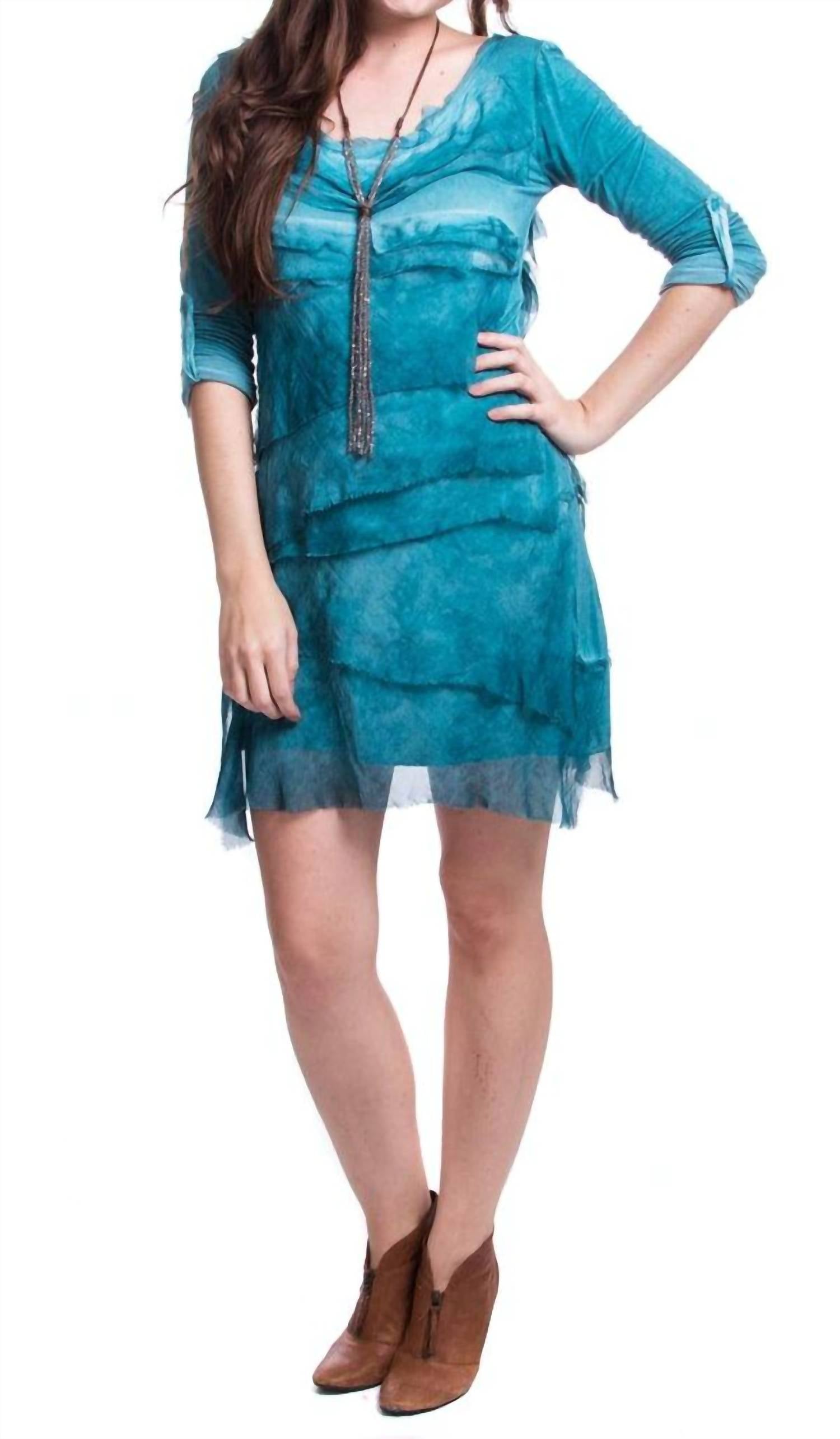 Мини-платье с рукавами Siena цвета стираной бирюзы Gigi Moda, Washed Teal
Мини-платье с рукавами Siena цвета стираной бирюзы Gigi Moda, Washed Teal