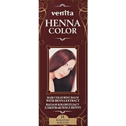 Краска для волос Henna Color 75 мл 11 бордовый, Venita
Краска для волос Henna Color 75 мл 11 бордовый, Venita