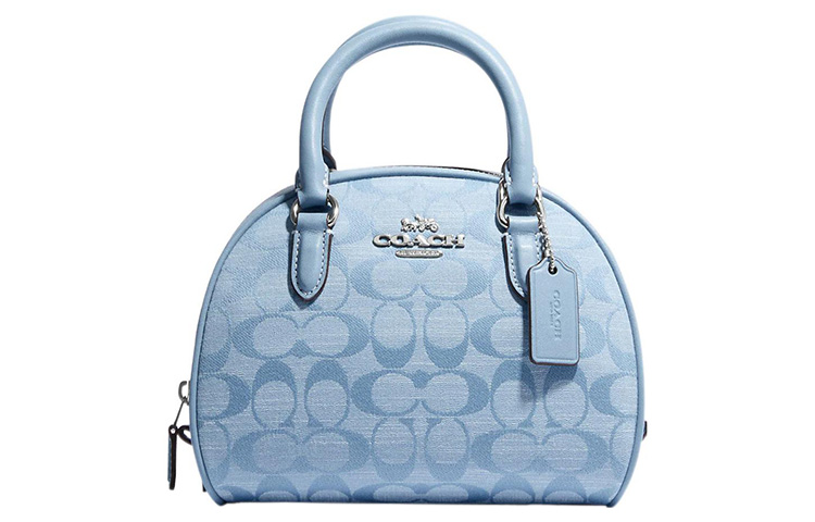COACH Сиднейская холщовая сумка через плечо с кожаной отделкой маленького размера женская светло-голубая
COACH Сиднейская холщовая сумка через плечо с кожаной отделкой маленького размера женская светло-голубая