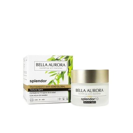 Splendor 10 Легкая текстура против старения SPF20 50 мл Bella Aurora
Splendor 10 Легкая текстура против старения SPF20 50 мл Bella Aurora