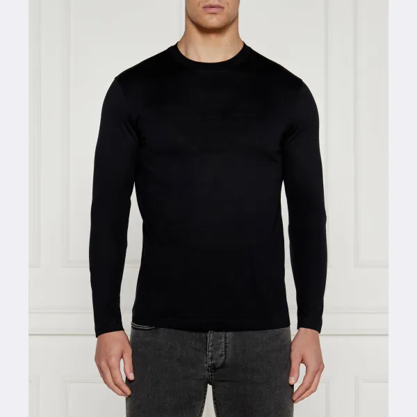 Классический крой с длинным рукавом Emporio Armani, черный
Классический крой с длинным рукавом Emporio Armani, черный