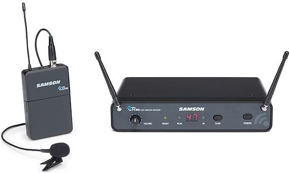 Беспроводная микрофонная система Samson Concert 88x UHF Wireless Lavalier Microphone System (K Band)
Беспроводная микрофонная система Samson Concert 88x UHF Wireless Lavalier Microphone System (K Band)