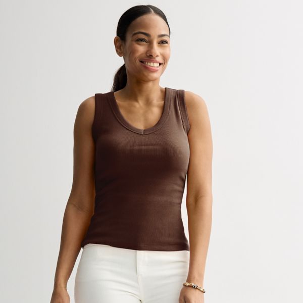 Женская майка в рубчик с V-образным вырезом Sonoma Goods For Life, цвет naveena plum
Женская майка в рубчик с V-образным вырезом Sonoma Goods For Life, цвет naveena plum