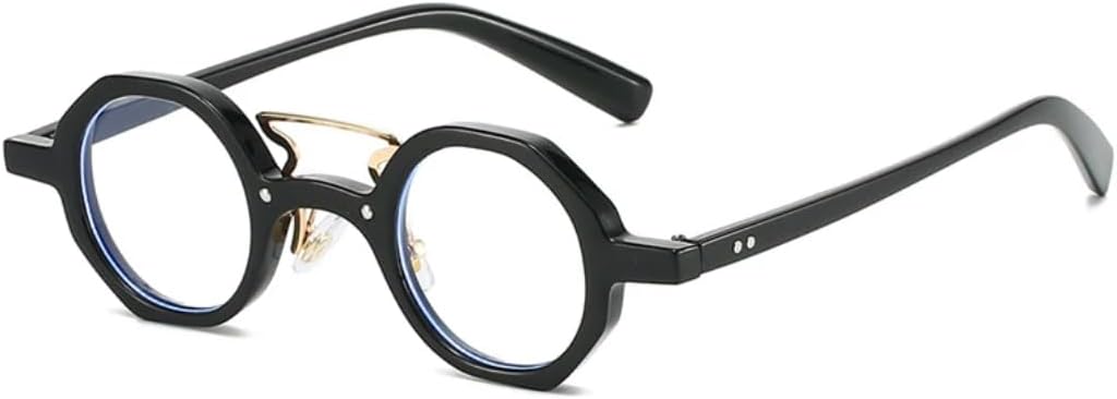 Ретро-солнцезащитные очки в форме маленького многоугольного прямоугольника для женщин и мужчин, с двойной перемычкой, в стиле панк, с заклепками, прозрачные, градиентные, с защитой от УФ-излучения UV400 UATXTAU, Black Clear
Ретро-солнцезащитные очки в форме маленького многоугольного прямоугольника для женщин и мужчин, с двойной перемычкой, в стиле панк, с заклепками, прозрачные, градиентные, с защитой от УФ-излучения UV400 UATXTAU, Black Clear