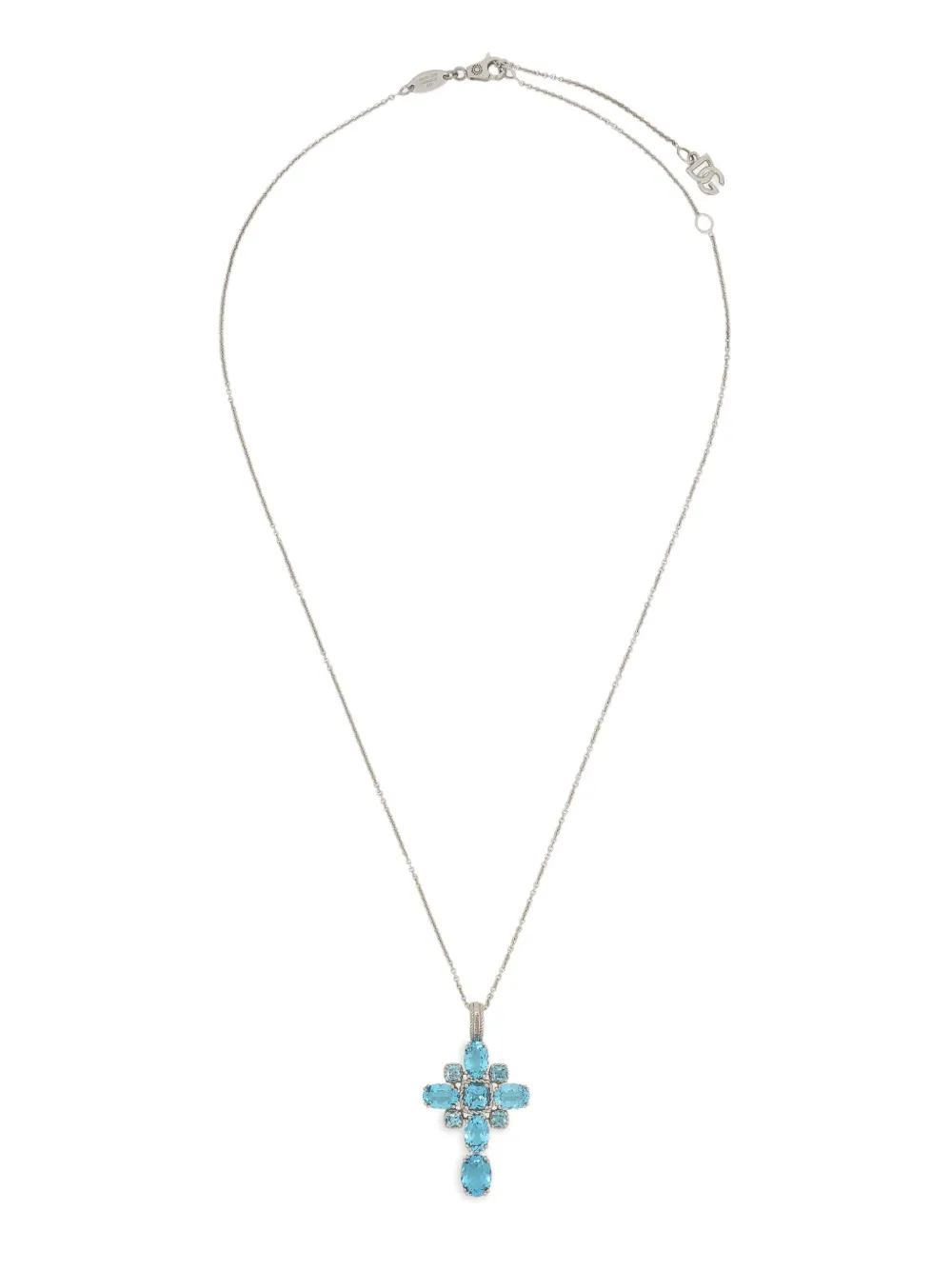 Колье из белого золота с топазом и подвеской Anna DOLCE & GABBANA, серебяный
Колье из белого золота с топазом и подвеской Anna DOLCE & GABBANA, серебяный