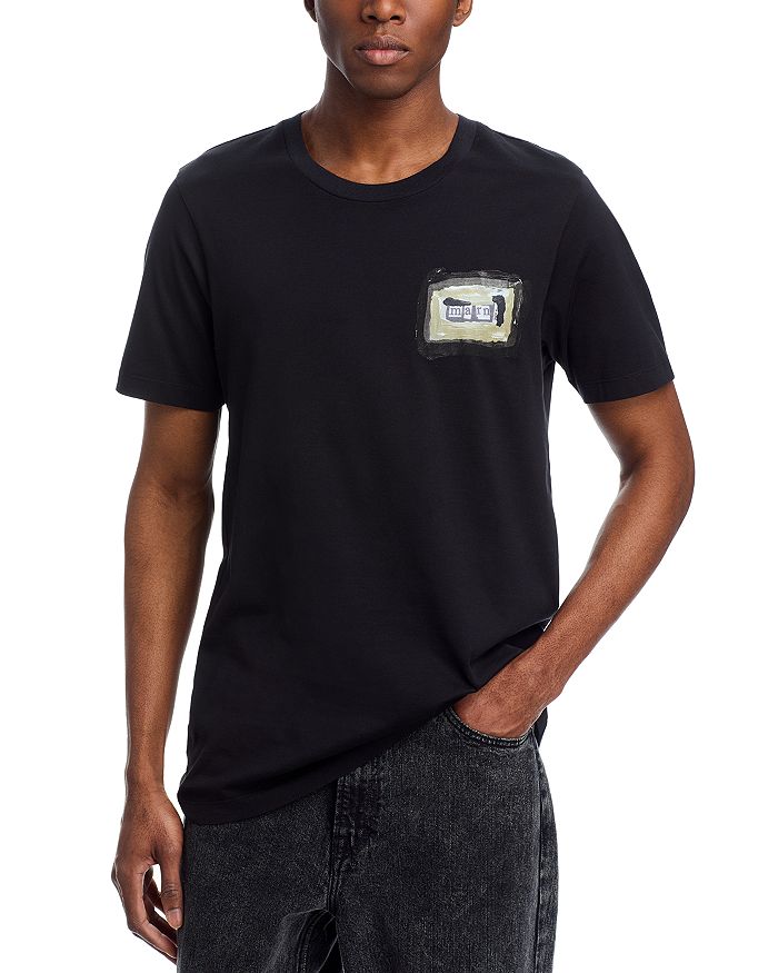 Хлопковая футболка с логотипом и принтом Marni, черный
Хлопковая футболка с логотипом и принтом Marni, черный