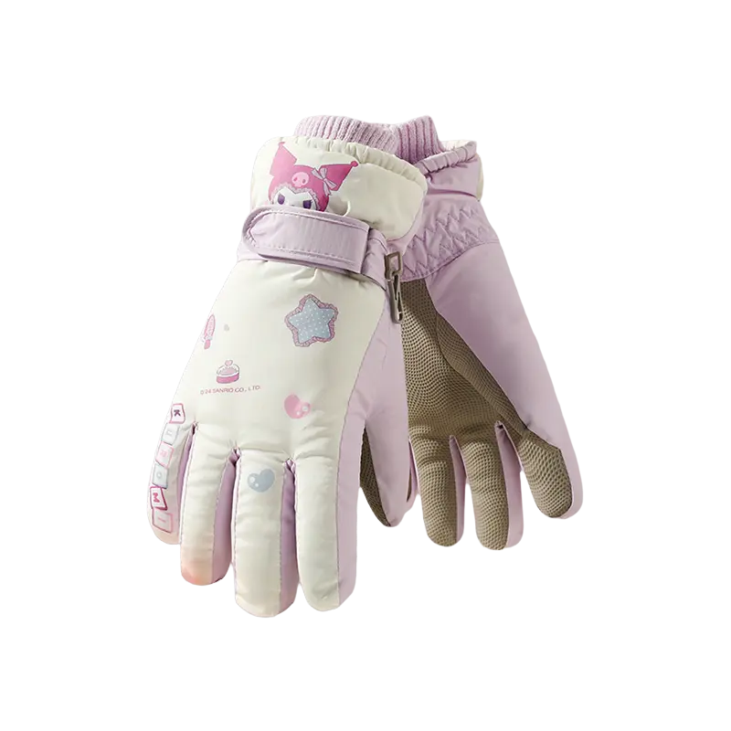 Детские перчатки из полиэстера с водоотталкивающей полиуретановой тканью Sanrio, фиолетовый белый kuromi
Детские перчатки из полиэстера с водоотталкивающей полиуретановой тканью Sanrio, фиолетовый белый kuromi