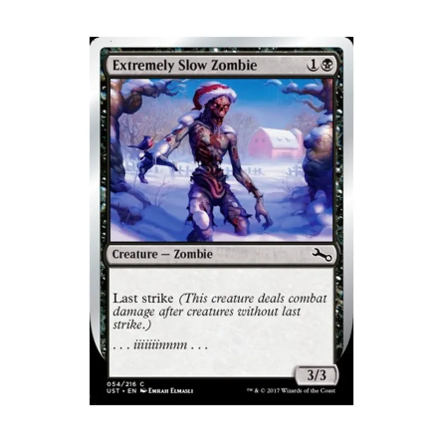 CCG Чрезвычайно медленный зомби - Зима (С), MTG - Unstable
CCG Чрезвычайно медленный зомби - Зима (С), MTG - Unstable