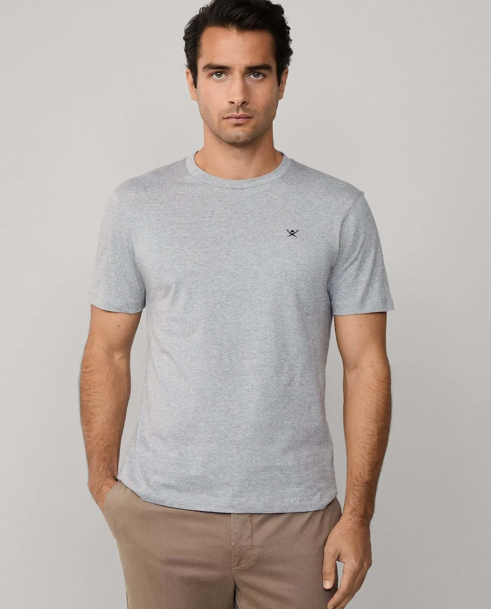 Классическая футболка с логотипом для мужчин Hackett, светло-серый
Классическая футболка с логотипом для мужчин Hackett, светло-серый