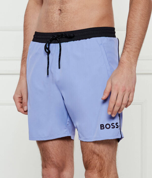 Шорты мужские Boss для плавания на кулиске, синий
Шорты мужские Boss для плавания на кулиске, синий