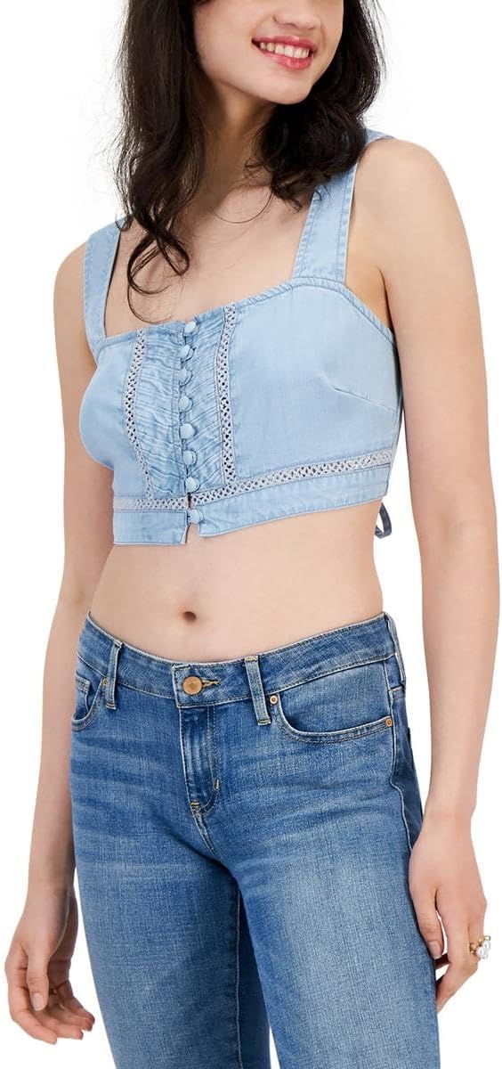 GUESS Женский топ Jaylani без рукавов, High Spirits
GUESS Женский топ Jaylani без рукавов, High Spirits