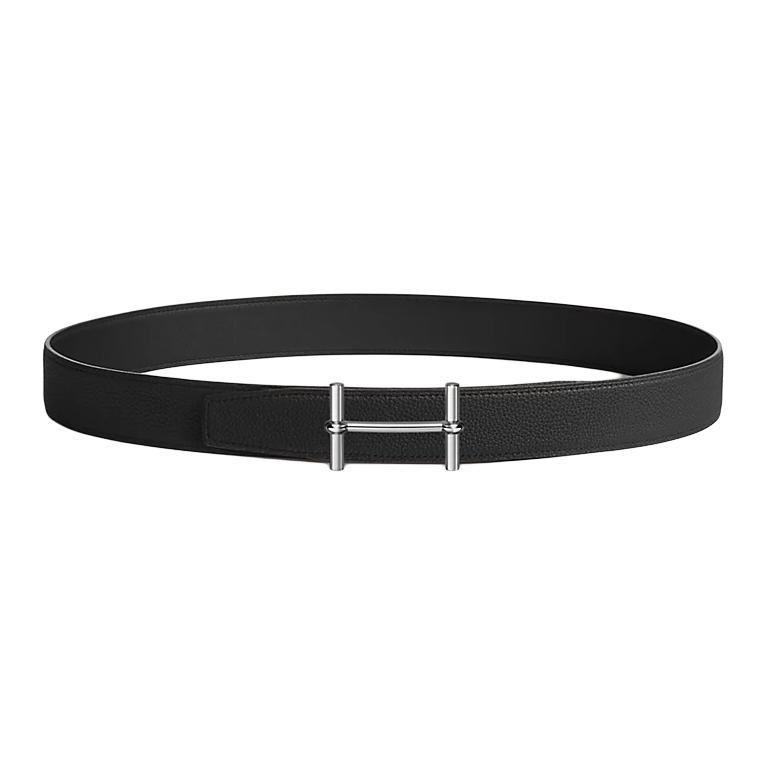 HERMES Мужской черный ремень из телячьей кожи с палладиевым покрытием шириной 3,2 см, Black
HERMES Мужской черный ремень из телячьей кожи с палладиевым покрытием шириной 3,2 см, Black