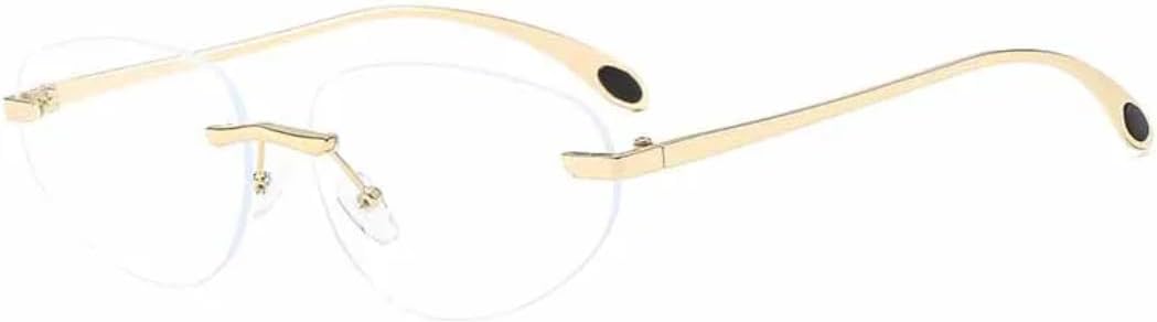 Модные овальные солнцезащитные очки без оправы для женщин, роскошные металлические, небольшие, для мужчин, для путешествий, защита от УФ-излучения UV400 TVTBBVV, Gold Clear
Модные овальные солнцезащитные очки без оправы для женщин, роскошные металлические, небольшие, для мужчин, для путешествий, защита от УФ-излучения UV400 TVTBBVV, Gold Clear