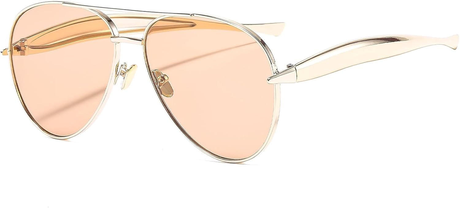 Солнцезащитные очки YAMEIZE в стиле ретро 70-х, пилотные, для женщин и мужчин, квадратные, ретро, с двойной перемычкой, винтажные, модные, с защитой от УФ-излучения UV400, Gold / Orange
Солнцезащитные очки YAMEIZE в стиле ретро 70-х, пилотные, для женщин и мужчин, квадратные, ретро, с двойной перемычкой, винтажные, модные, с защитой от УФ-излучения UV400, Gold / Orange