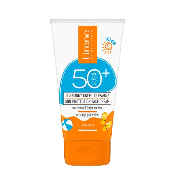 Детский защитный крем для лица Spf 50+ Lirene, 50 ml
Детский защитный крем для лица Spf 50+ Lirene, 50 ml