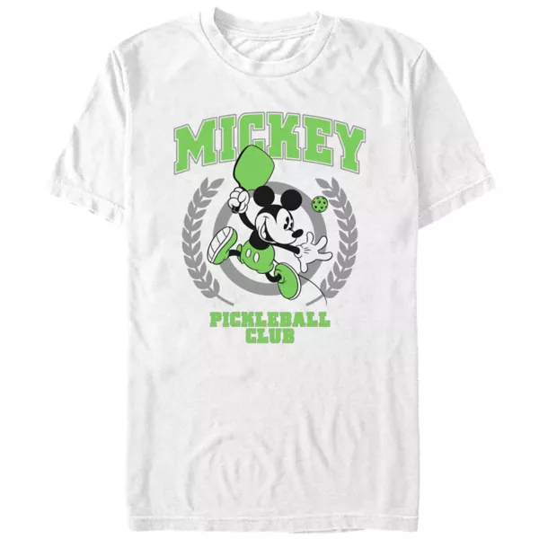 Футболка мужская с принтом Mickey Mouse Pickleball Club Disney, белый
Футболка мужская с принтом Mickey Mouse Pickleball Club Disney, белый