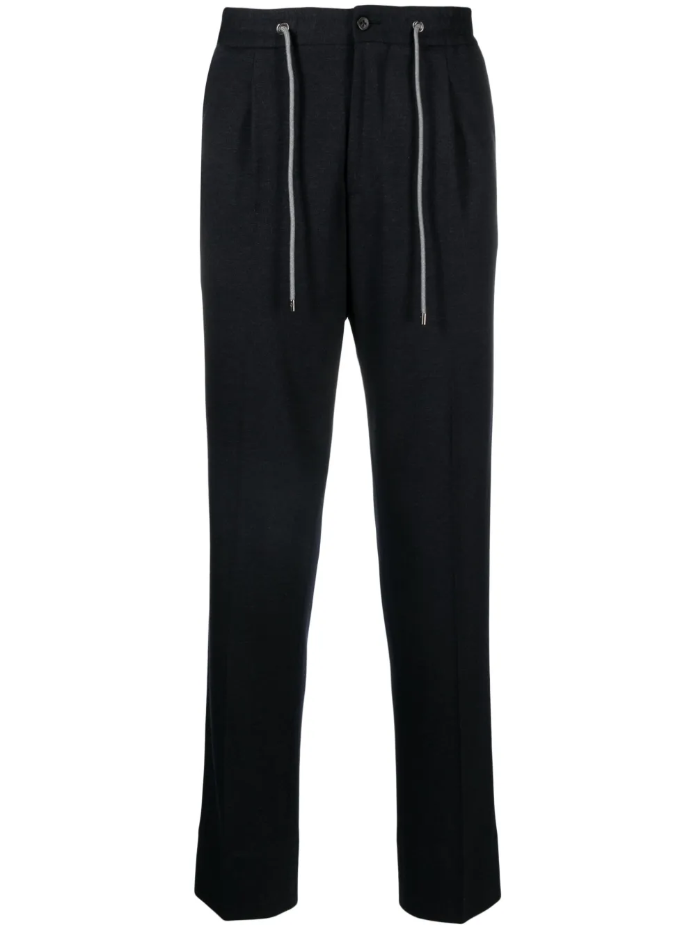 Зауженные брюки с кулиской Corneliani, синий
Зауженные брюки с кулиской Corneliani, синий