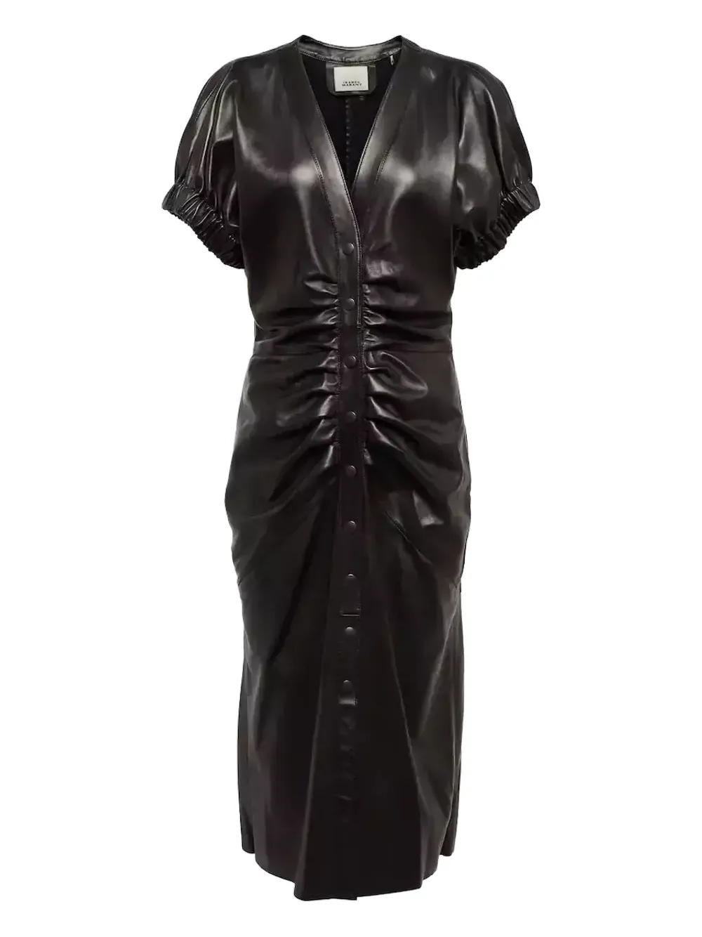Кожаное миди-платье Carly с пуговицами и драпировкой Isabel Marant, черный
Кожаное миди-платье Carly с пуговицами и драпировкой Isabel Marant, черный