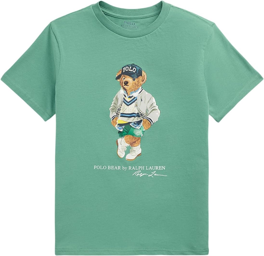 Футболка Polo Bear из хлопкового джерси Polo Ralph Lauren Kids, Fairway Green Bear
Футболка Polo Bear из хлопкового джерси Polo Ralph Lauren Kids, Fairway Green Bear