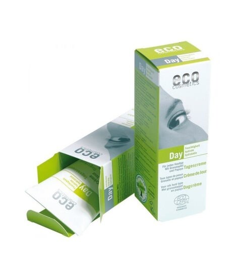 Дневной увлажняющий крем для лица, 50 мл. Eco Cosmetics
Дневной увлажняющий крем для лица, 50 мл. Eco Cosmetics