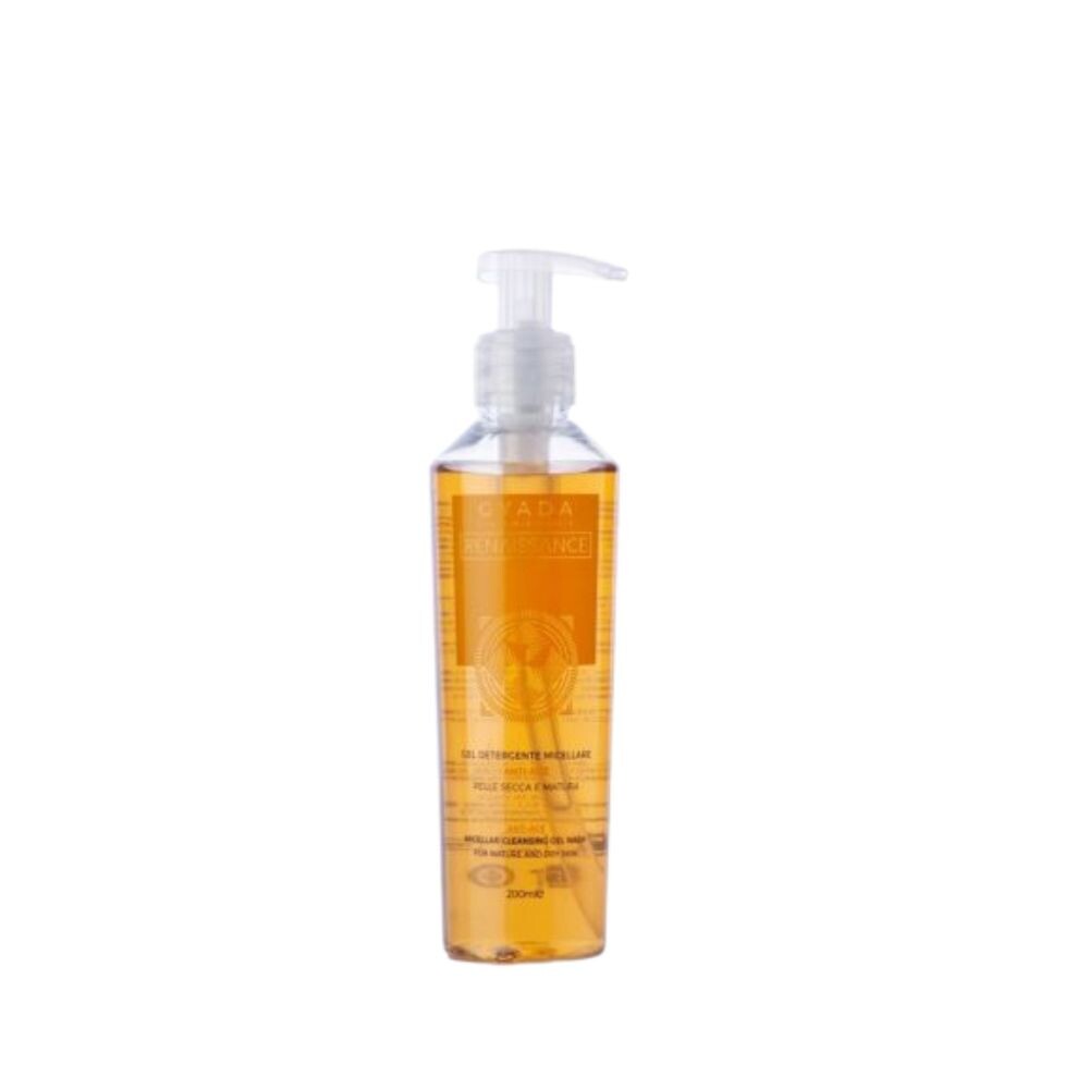 Очищающий гель для лица Renaissance gel detergente micellare anti age Gyada cosmetics, 200 мл
Очищающий гель для лица Renaissance gel detergente micellare anti age Gyada cosmetics, 200 мл